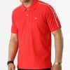 Polo Manches Courtes A Bandes 217499 Rouge de Champion