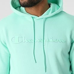 Sweat Capuche 217142 Vert de Champion -Champion Soldes champion 317784 217142 GS101 20220510T143146 02