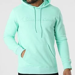 Sweat Capuche 217142 Vert de Champion -Champion Soldes champion 317784 217142 GS101 20220510T143148 03