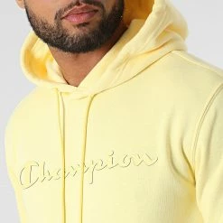Sweat Capuche 217142 Jaune de Champion 7 Sweat Capuche 217142 Jaune de Champion -Champion Soldes champion 317789 217142 YS105 20220510T143117 02