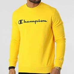 Sweat Crewneck 217143 Jaune de Champion 8 Sweat Crewneck 217143 Jaune de Champion -Champion Soldes champion 317791 217143 YS011 20220510T143102 03