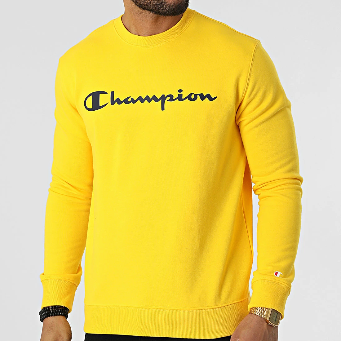 Sweat Crewneck 217143 Jaune de Champion 5 Sweat Crewneck 217143 Jaune de Champion – Image 3