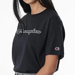 Tee Shirt Femme 115496 Noir de Champion