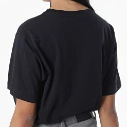 Tee Shirt Femme 115496 Noir de Champion -Champion Soldes champion 327717 115496 KK001 20220803T160854 04