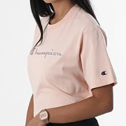 Tee Shirt Femme 115496 Rose de Champion
