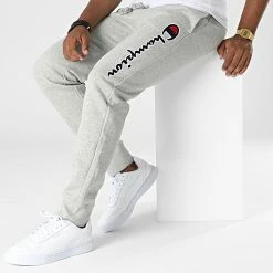 Pantalon Jogging 217860 Gris Chiné de Champion 8 Pantalon Jogging 217860 Gris Chiné de Champion -Champion Soldes champion 327721 217860 EM031 20220726T153006 03