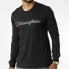 Tee Shirt Manches Longues 217861 Noir de Champion 2 Tee Shirt Manches Longues 217861 Noir de Champion -Champion Soldes champion 327724 217861 KK001 20220721T155300 01