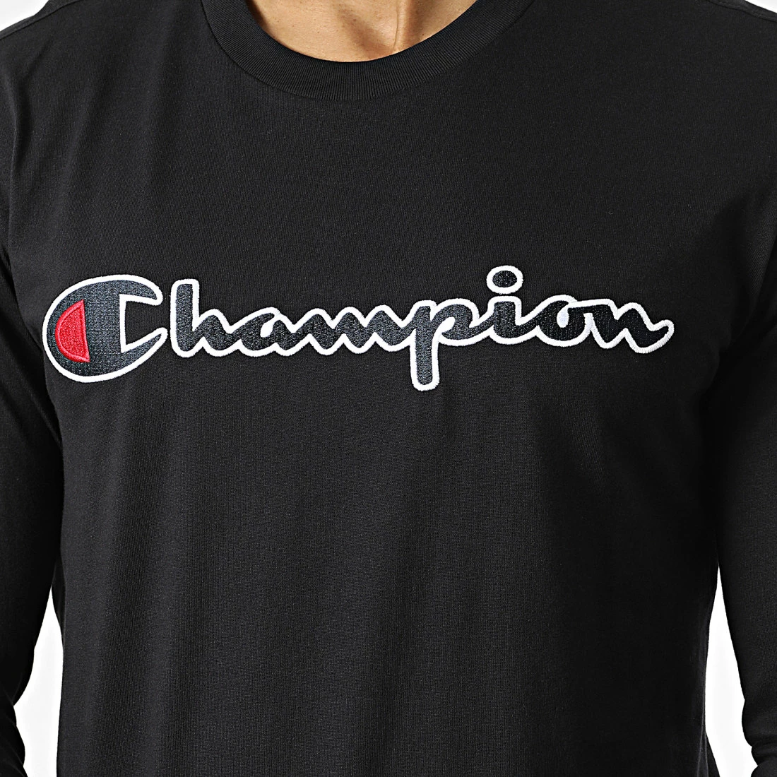 Tee Shirt Manches Longues 217861 Noir de Champion 4 Tee Shirt Manches Longues 217861 Noir de Champion – Image 2