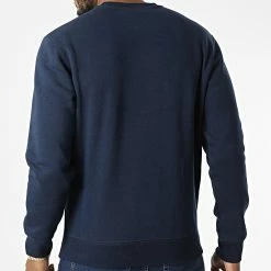 Sweat Crewneck 217863 Bleu Marine de Champion -Champion Soldes champion 327726 217863 BS538 20220719T161211 04