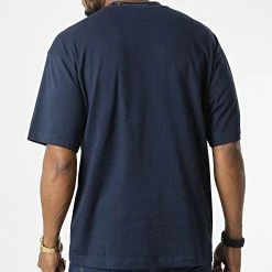 Tee Shirt 217872 Bleu Marine de Champion 9 Tee Shirt 217872 Bleu Marine de Champion -Champion Soldes champion 327728 217872 BS538 20220719T161424 04