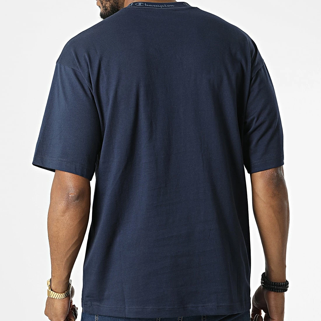 Tee Shirt 217872 Bleu Marine de Champion 6 Tee Shirt 217872 Bleu Marine de Champion – Image 4