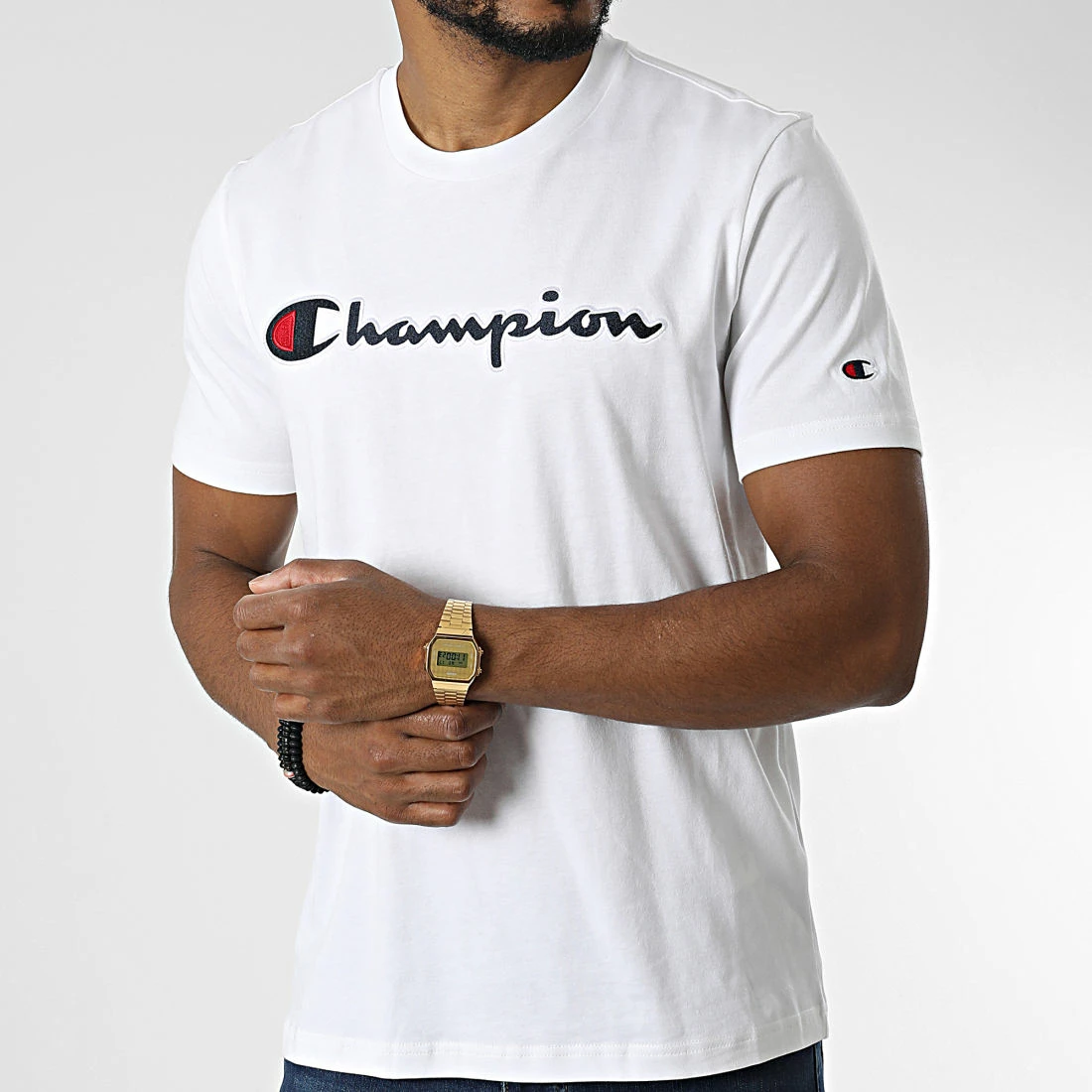 Tee Shirt 218007 Blanc de Champion 5 Tee Shirt 218007 Blanc de Champion – Image 3