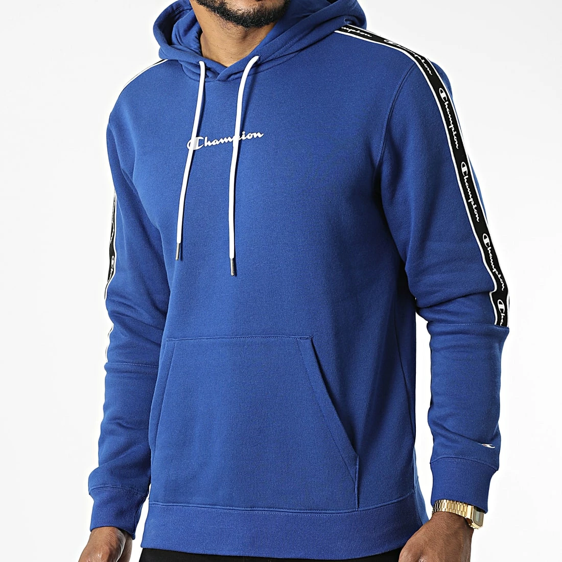Sweat Capuche A Bandes 217829 Bleu Roi de Champion 3 Sweat Capuche A Bandes 217829 Bleu Roi de Champion