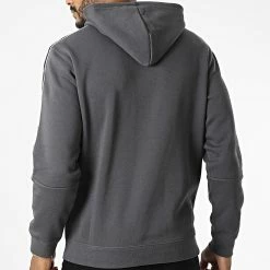 Sweat Capuche A Bandes 217829 Gris Anthracite de Champion -Champion Soldes champion 327813 217829 ES509 20220719T160834 04