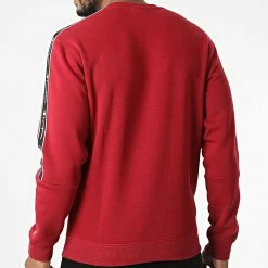 Sweat Crewneck A Bandes 217830 Bordeaux de Champion -Champion Soldes champion 327822 217830 RS506 20220719T160706 04