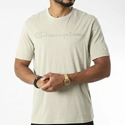 Tee Shirt 218284 Vert Clair de Champion -Champion Soldes champion 327840 218284 ES066 20220721T155727 03