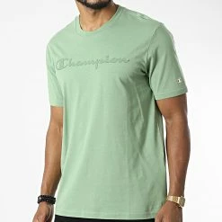 Tee Shirt 218284 Vert de Champion