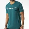 Tee Shirt 218284 Vert Foncé de Champion -Champion Soldes champion 327842 218284 GS549 20220720T151620 01