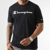 Tee Shirt 218284 Noir de Champion -Champion Soldes champion 327843 218284 KK001 20220720T085507 01