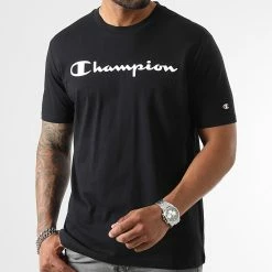 Tee Shirt 218284 Noir de Champion