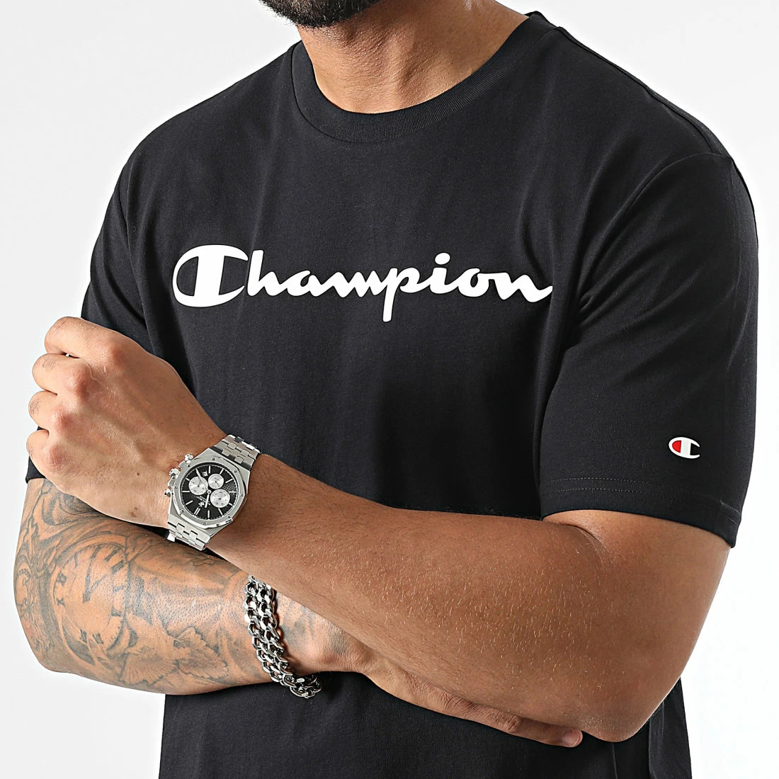 Tee Shirt 218284 Noir de Champion 4 Tee Shirt 218284 Noir de Champion – Image 2