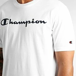 Tee Shirt 218284 Blanc de Champion 5 Tee Shirt 218284 Blanc de Champion -Champion Soldes champion 327847 218284 WW001 20220720T084948 02