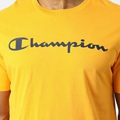 Tee Shirt 218284 Orange de Champion -Champion Soldes champion 327848 218284 YS113 20220720T151443 02