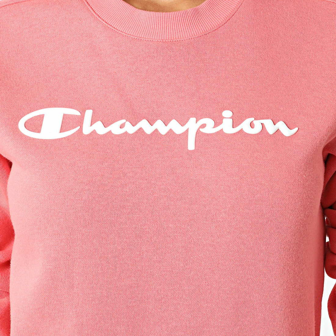 Sweat Crewneck Femme 115391 Rose de Champion 4 Sweat Crewneck Femme 115391 Rose de Champion – Image 2