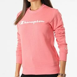 Sweat Crewneck Femme 115391 Rose de Champion 8 Sweat Crewneck Femme 115391 Rose de Champion -Champion Soldes champion 327851 115391 PS171 20220808T161235 03