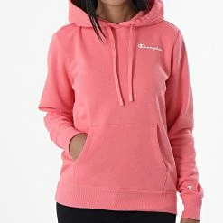 Sweat Capuche Femme 115395 Rose de Champion