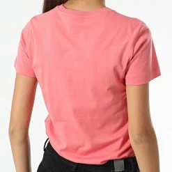 Tee Shirt Femme 115422 Rose de Champion -Champion Soldes champion 327858 115422 PS171 20220808T161352 04