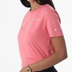 Tee Shirt Femme 115426 Rose de Champion