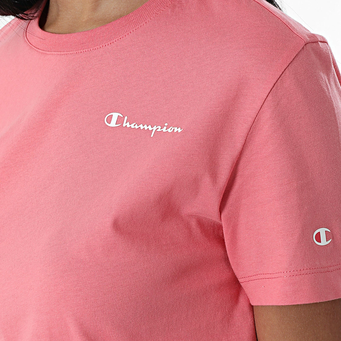 Tee Shirt Femme 115426 Rose de Champion 4 Tee Shirt Femme 115426 Rose de Champion – Image 2