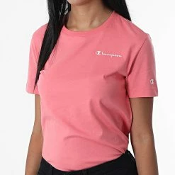 Tee Shirt Femme 115426 Rose de Champion 8 Tee Shirt Femme 115426 Rose de Champion -Champion Soldes champion 327860 115426 PS171 20220802T161101 03