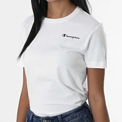 Tee Shirt Femme 115426 Blanc de Champion 8 Tee Shirt Femme 115426 Blanc de Champion -Champion Soldes champion 327861 115426 WW001 20220802T161032 03