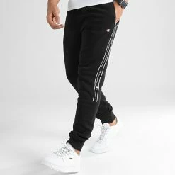Pantalon Jogging A Bandes 217833 Noir de Champion -Champion Soldes champion 327892 217833 KK001 20220721T152009 03