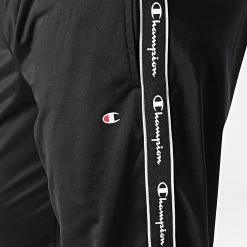 Pantalon Jogging A Bandes 217839 Noir de Champion 7 Pantalon Jogging A Bandes 217839 Noir de Champion -Champion Soldes champion 327897 217839 KK001 20220726T152422 02