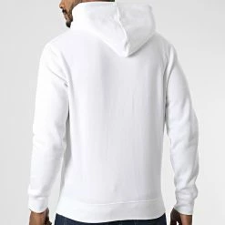 Sweat Zippé Capuche 217929 Blanc de Champion -Champion Soldes champion 327899 217929 WW001 20220720T152207 04