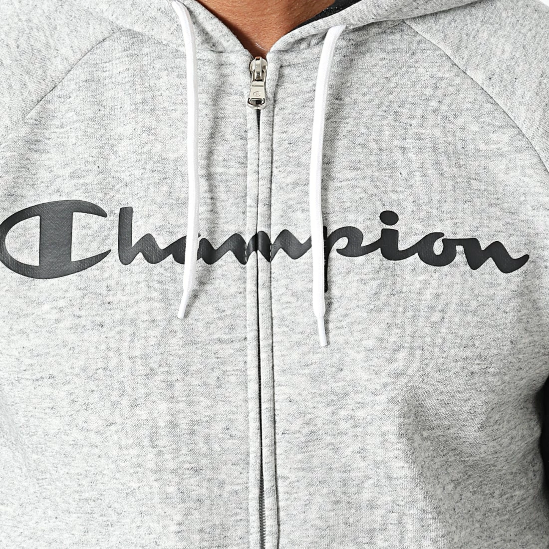 Ensemble De Survetement 218115 Gris Chiné Noir de Champion 4 Ensemble De Survetement 218115 Gris Chiné Noir de Champion – Image 2