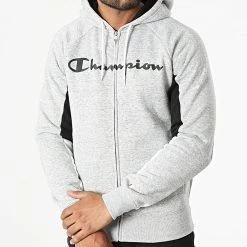 Ensemble De Survetement 218115 Gris Chiné Noir de Champion 8 Ensemble De Survetement 218115 Gris Chiné Noir de Champion -Champion Soldes champion 327903 218115 EM021 20220722T152253 03