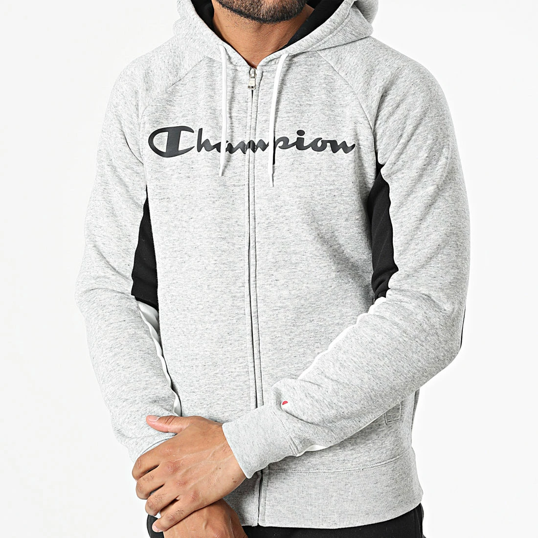 Ensemble De Survetement 218115 Gris Chiné Noir de Champion 5 Ensemble De Survetement 218115 Gris Chiné Noir de Champion – Image 3