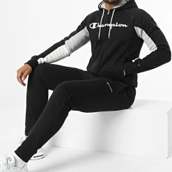 Ensemble De Survetement 218115 Noir de Champion