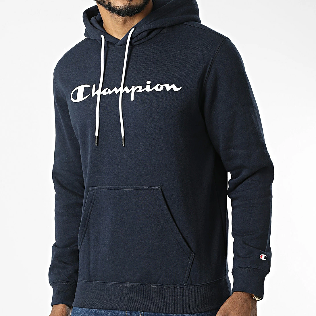 Sweat Capuche 218282 Bleu Marine de Champion 3 Sweat Capuche 218282 Bleu Marine de Champion