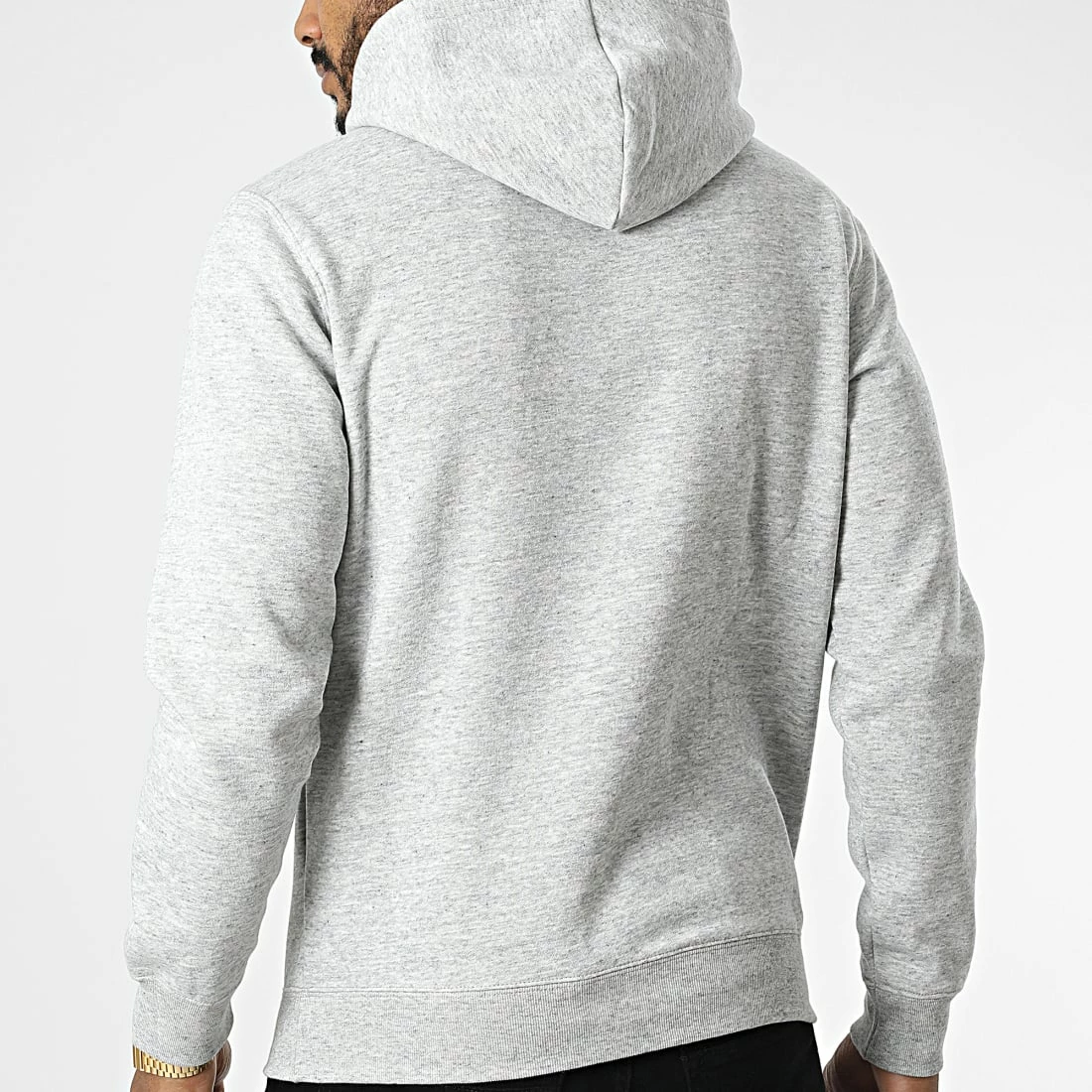 Sweat Capuche 218282 Gris Chiné de Champion 6 Sweat Capuche 218282 Gris Chiné de Champion – Image 4
