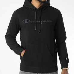 Sweat Capuche 218282 Noir de Champion 8 Sweat Capuche 218282 Noir de Champion -Champion Soldes champion 327917 218282 KK002 20220721T154936 03
