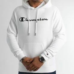 Sweat Capuche 218282 Blanc de Champion
