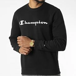 Sweat Crewneck 218283 Noir de Champion -Champion Soldes champion 327929 218283 KK001 20220721T155217 03