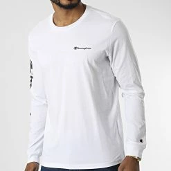 Tee Shirt Manches Longues 218286 Blanc de Champion
