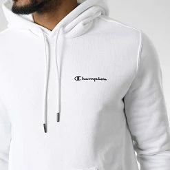Sweat Capuche 218287 Blanc de Champion -Champion Soldes champion 327947 218287 WW001 20220719T161516 02