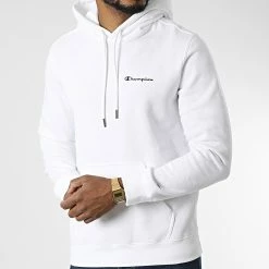 Sweat Capuche 218287 Blanc de Champion -Champion Soldes champion 327947 218287 WW001 20220719T161517 03